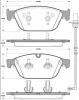 NK 2247104 Колодки тормозные дисковые передние / AUDI A-8 10~
