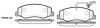 REMSA 144201 1442 01_[4421289] колодки дисковые з./ Opel Movano, Renault Master 2.3CDTi 10