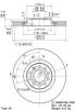 BREMBO 09.A598.11 Торм.диск пер.вент.[320x30] 5 отв.min2