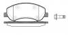 REMSA 125000 1250 00_=GDB1724=1250 02 [2H0698151] колодки дисковые п./ VW Amarok 2.0TDi/BiTDi 10