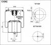 AIRTECH 34713K Пневмоподушка Volvo со стаканом 2шп.M10смещ.1штуц.M16. Н:1отв.