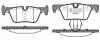 REMSA 147600 колодки дисковые з./ BMW 1 F20 1.6/1.8/2.0D 11&gt;