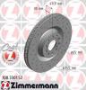 ZIMMERMANN 100330152 Томозной диск пер Sport Coat z VW Passat CC