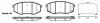 REMSA 142602 1426 02_[581012SA00] колодки дисковые п./ Hyundai Tucson/ix35 2.0/2.4/2.0CRDi 10