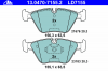 ATE 13.0470-7155.2 КОЛОДКИ ТОРМ BMW 3 E46 X3 Z4 E86 Z4 E85 MG ZT ROVER 75 RX F 96/10-&gt;&gt;