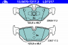 ATE 13.0470-7217.2 КОЛОДКИ ТОРМ BMW 1 E81/E87/E82/E88 3 E90/E91/E92/E93 X1 R 04/09-&gt;&gt;