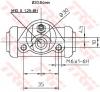 Trw bwf150 цилиндр тормозной задний