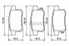 BOSCH 0986494338 Колодки тормозные BOSCH 0986494338 HONDA ACCORD IX 09- МКПП задн