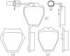 BREMBO P 85 067 Комплект тормозных колодок, диско