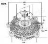 JAPANPARTS VC-506 Сцепление, вентилятор радиатора