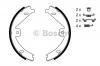 BOSCH 0 986 487 752 Комплект тормозных колодок, стояночная тормозная система