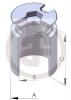 AUTOFREN SEINSA D025122 Поршень, корпус скобы супорта
