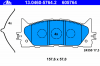 ATE 13.0460-5764.2 колодки дисковые п./ Toyota Camry ACV 40/45 06&gt;