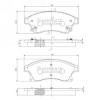 NIPPARTS N3600914 Колодки тормозные NIPPARTS N3600914 CRUZE/OPEL  ASTRA J 09- пер 15