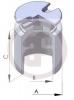 AUTOFREN SEINSA D02554 D02554_рем.к-т диск.торм./ Citroen C4 04, Peugeot 307 00 d.38