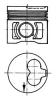 KOLBENSCHMIDT 91386600 поршень/Audi 80/100, VW Passat/T4 1.9D/2.4D 89] d79,5x1,75x2x3 std