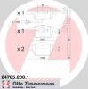 ZIMMERMANN 24705.200.1 КОЛОДКИ ТОРМ AUDI A4 1.8/2.0/2.7/3.0/3.2 A5 2.0/3.0/3.2 QUATT F 07/09-&gt;&gt;