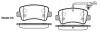 REMSA 143901 1439 01_[93167662] колодки дисковые з./ Opel Movano 2.3CDTi FWD 10