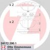 ZIMMERMANN 24172.200.1 КОЛОДКИ ТОРМ BMW X5 E70/E71 3.0/4.8/3.5 F 07/08-&gt;&gt;