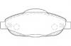 WAGNER LOCKHEED WBP24660A WBP24660A_=FDB4003=1323 00 [425393] колодки дисковые п./ Peugeot 308 1.4/1.6 07
