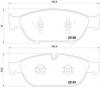 TEXTAR 2515802 Колодки тормозные дисковые к-т 4 шт.