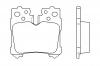 BREMBO P83076 Комплект тормозных колодок задних
