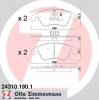ZIMMERMANN 24310.190.1 КОЛОДКИ ТОРМ MER W204/W212/S204/A207/C207/S212 F 07/10-&gt;&gt;