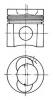 KOLBENSCHMIDT 93 137 600 Поршнекомплект MAN D0826 LFL 10 Euro 2 d108.0 STD KS Original