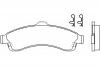 BREMBO P10009 Комплект тормозных колодок передних