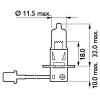 PHILIPS 13336MLC1 Лампа фары H3 24V 70W PK22s MasterLife