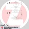 ZIMMERMANN 23448.170.1 КОЛОДКИ ТОРМ BMW X5 E70/E71 3.0 R 07/08-&gt;&gt;