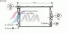 AVA COOLING SYSTEMS BWA2303 Радиатор, охлаждение двигател