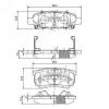 NIPPARTS N3615015 Комплект тормозных колодок, диско