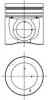 KOLBENSCHMIDT 40 100 600 Поршнекомплект Volvo D12/B/C/D, ст.сж.18.5:1, d131.0, цельный поршень KS