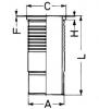 KOLBENSCHMIDT 89 595 110 Гильза MAN D2876 d128.0 STD KS