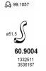 ASSO 60.9004 Труба выхлопного газа
