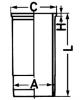 KOLBENSCHMIDT 89 816 110 Гильза MAN D2066 Euro 3 d120.0 (51.01201.0417) KS