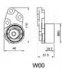 JAPANPARTS BE-W00 Устройство для натяжения ремня, ремень ГРМ