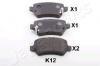JAPANPARTS PPK12AF Колодки тормозные дисковые задние