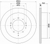 TEXTAR 92198503 Диск торм. TOYOTA LAND CRUISER 200 задний . 1 шт (min 2 шт)