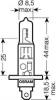 OSRAM 64150ULT Лампа H1 12V 55W ULTRA LIFE