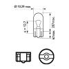 PHILIPS 12961CP Лампа W5W 12V 5W