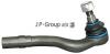 JP GROUP 1344601780 Наконечник рулевой тяги R [M14x1.5 RHT]