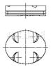 MAHLE 0830900 Поршень в сб. BMW (M52B25) 84,00mm