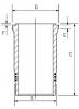 GOETZE 14-450630-00 Гильза MAN D2066 Euro 3 d120.0 Goetze