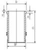 GOETZE 14-450590-00 Гильза Volvo D12C d131.0 STD Goetze