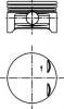 KOLBENSCHMIDT 40383600 40 383 600_поршень/ Opel Astra/Corsa 1.2 16V 98 d72,5x1,2x1,5x2 std