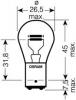 OSRAM 7528ULT-02B 7528ULT-02B 5W 12V BA15s ( блистер 2шт ) Лампа автомоб.OSRAM