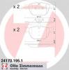 ZIMMERMANN 24170.195.1 КОЛОДКИ ТОРМ BMW X5 E70/E71 3.0 F 07/08-&gt;&gt;