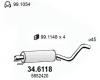 ASSO 34.6118 Средний глушитель выхлопных газов
